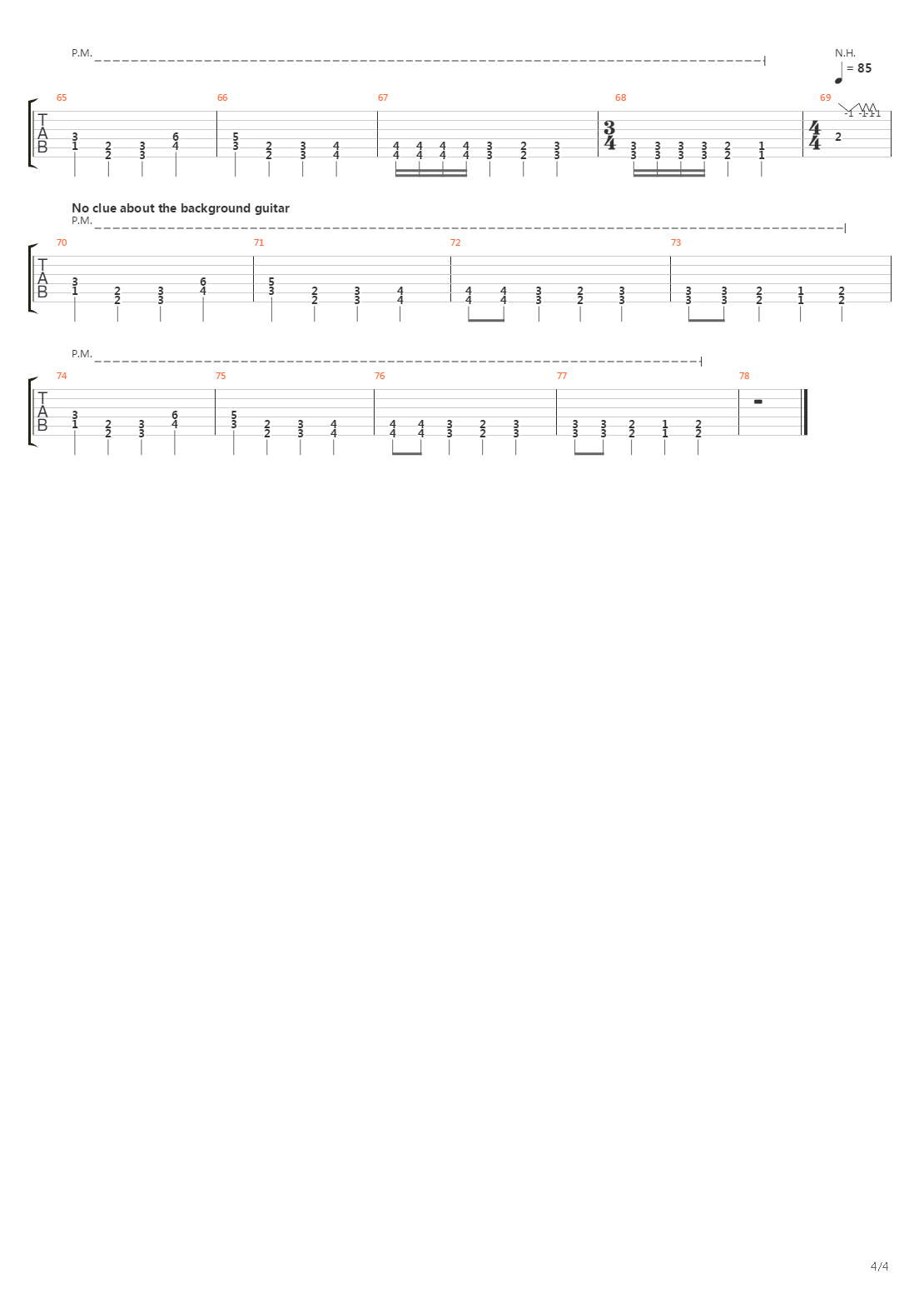 Population Control吉他谱