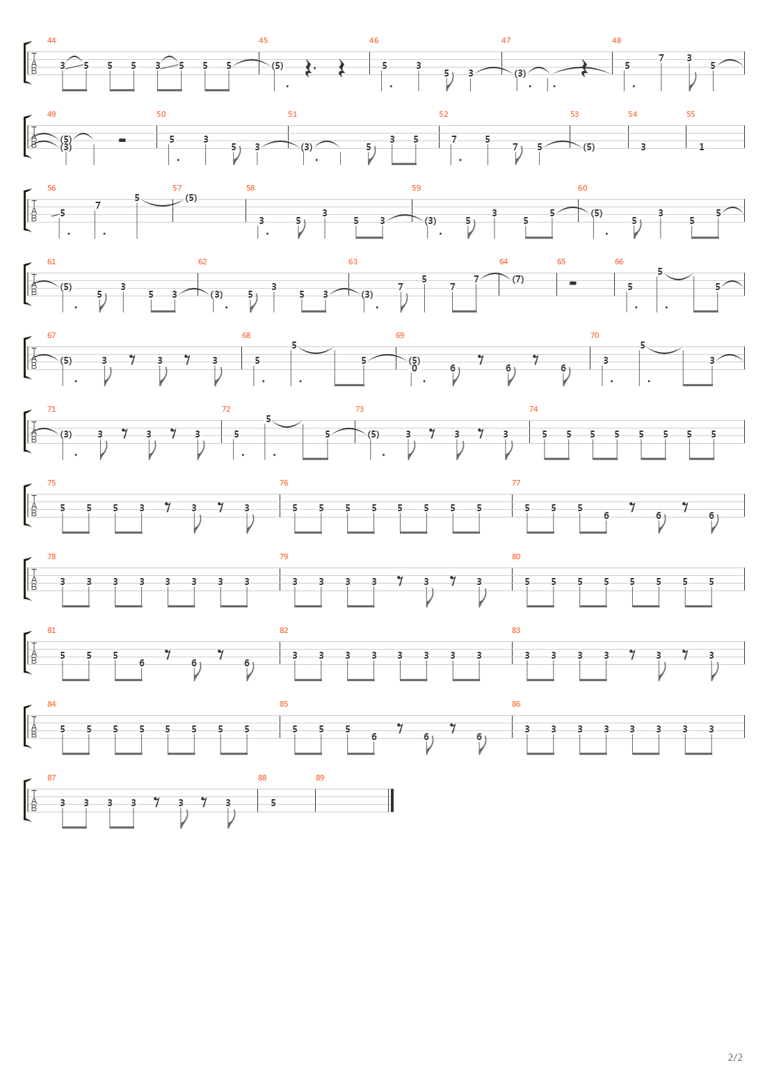 37 Grados吉他谱