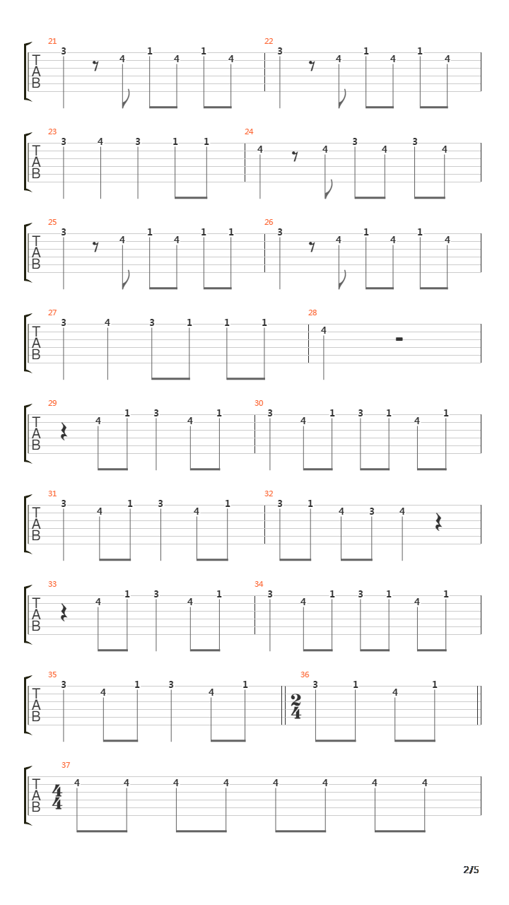 05410 - N吉他谱