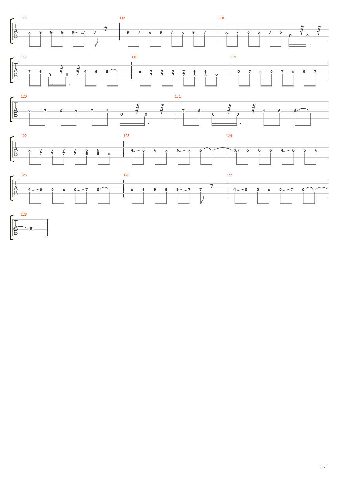 Andar Na Pedra吉他谱
