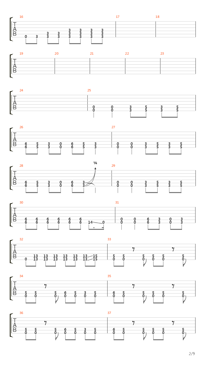 Andar Na Pedra吉他谱