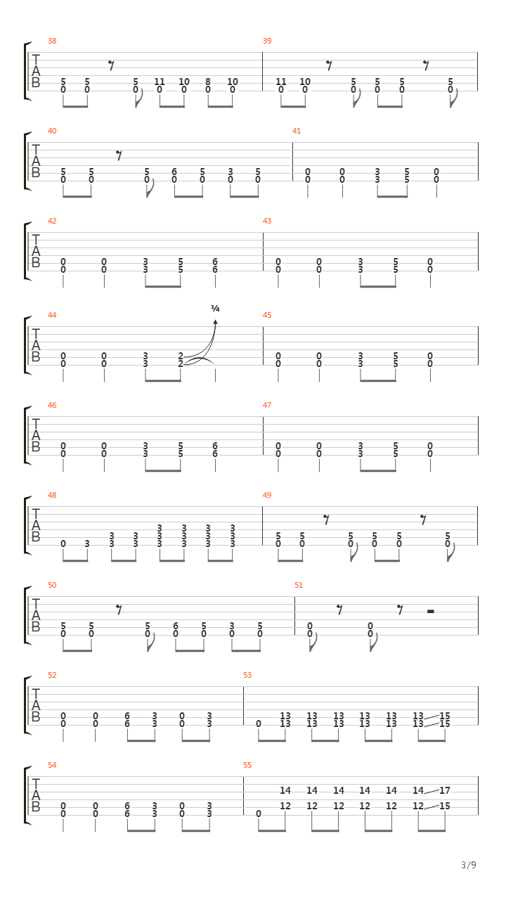 Andar Na Pedra吉他谱