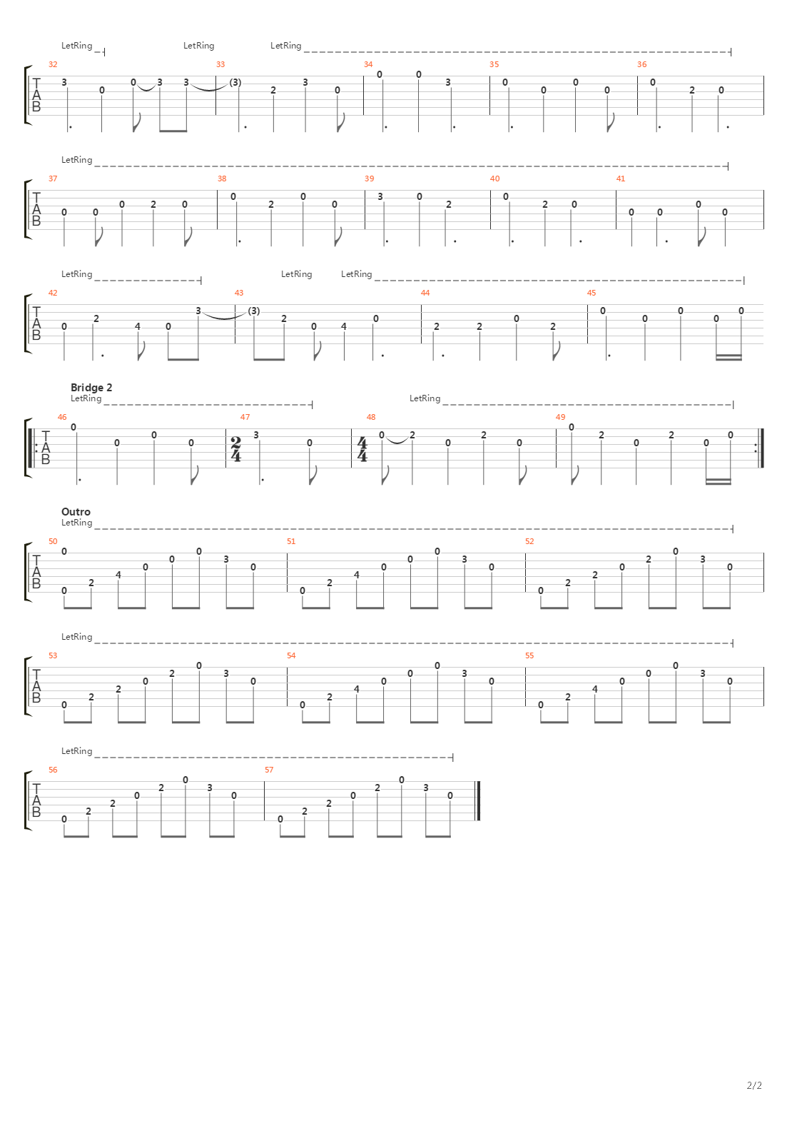 Barges吉他谱