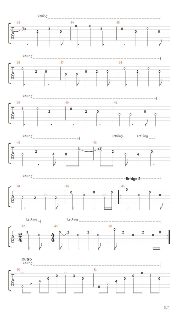 Barges吉他谱