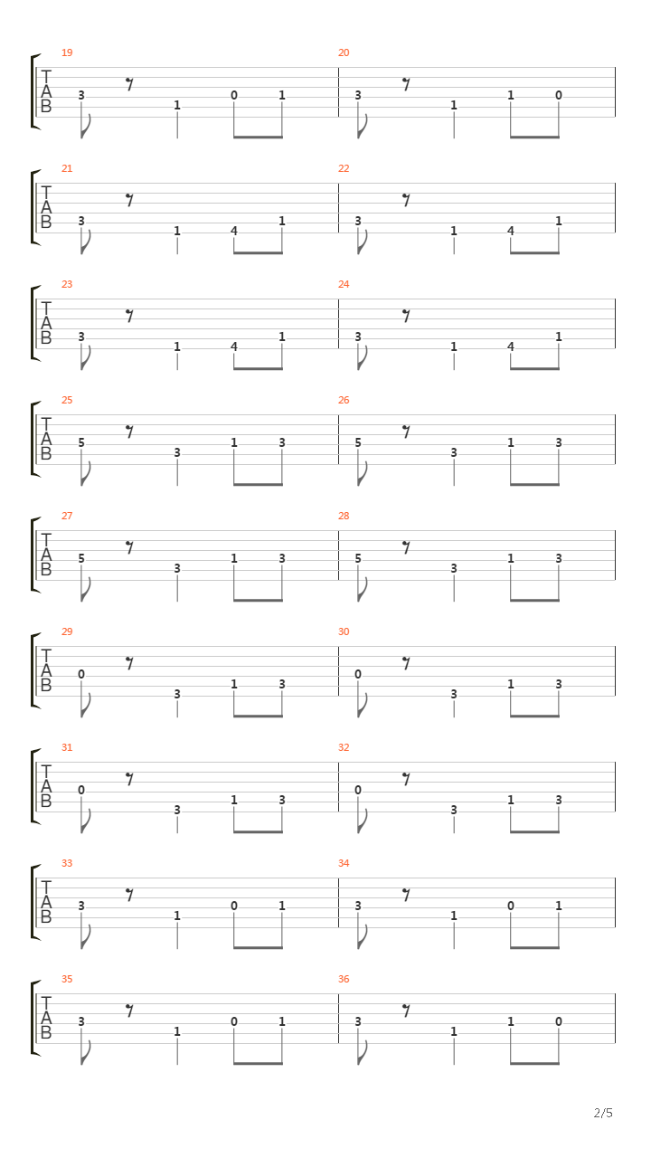 Game Of Thrones Title Sequence吉他谱