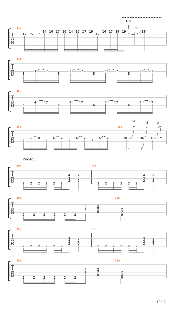 Guerrero Del Arco Iris吉他谱