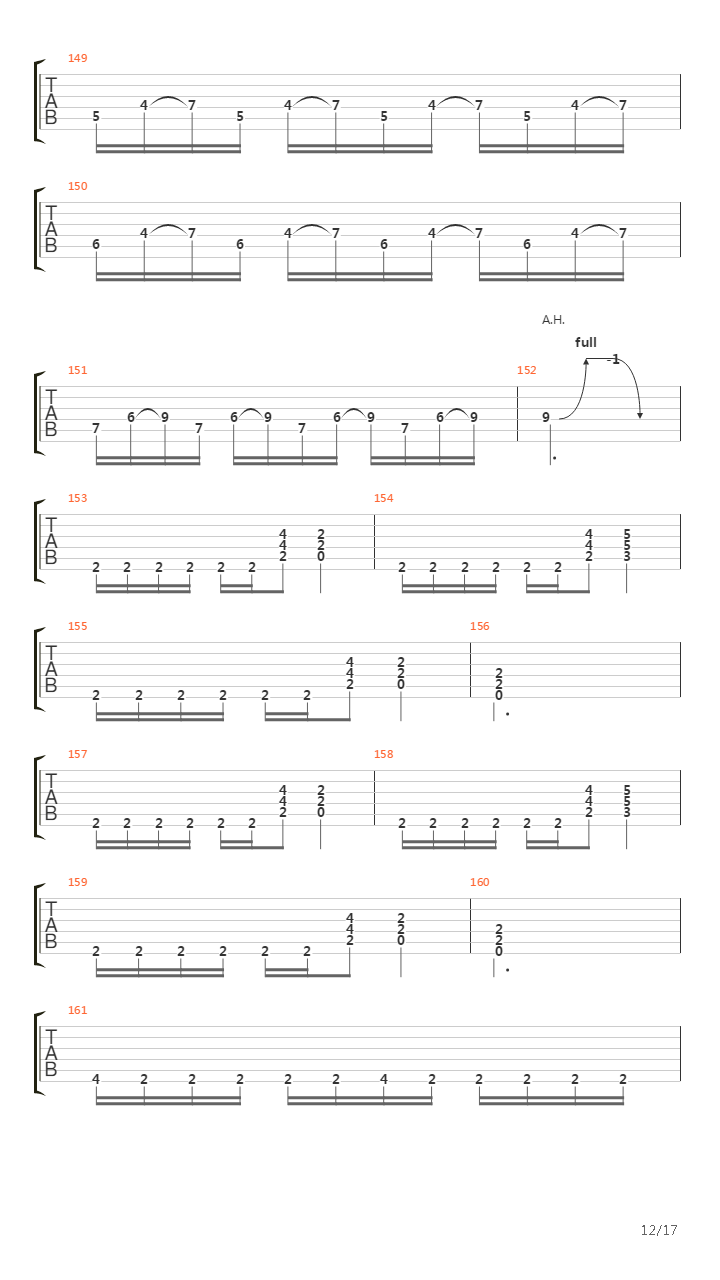 Guerrero Del Arcoiris吉他谱