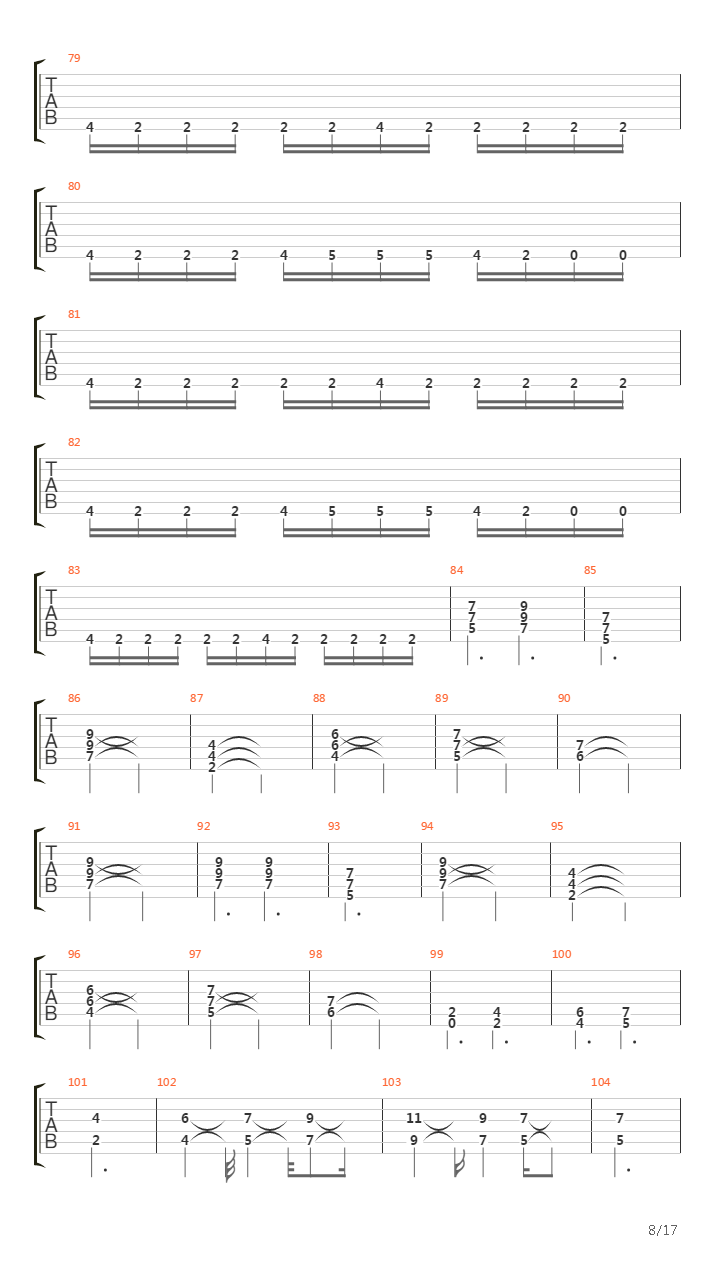 Guerrero Del Arcoiris吉他谱