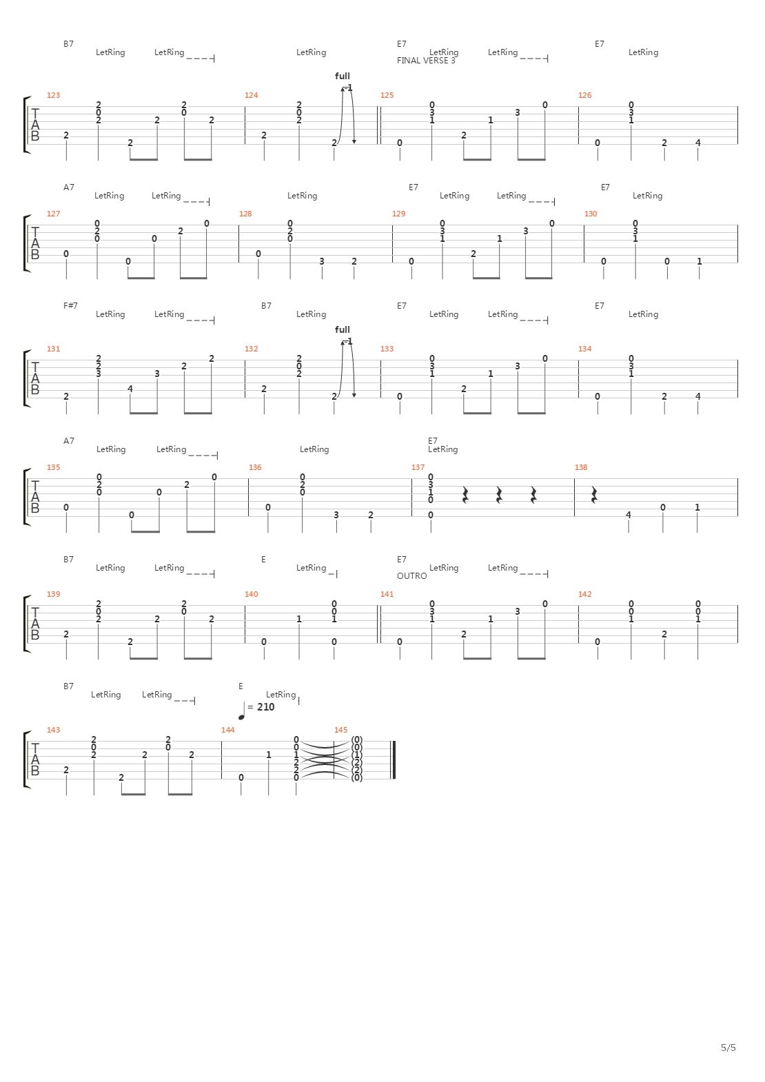 Georgia On My Mind吉他谱