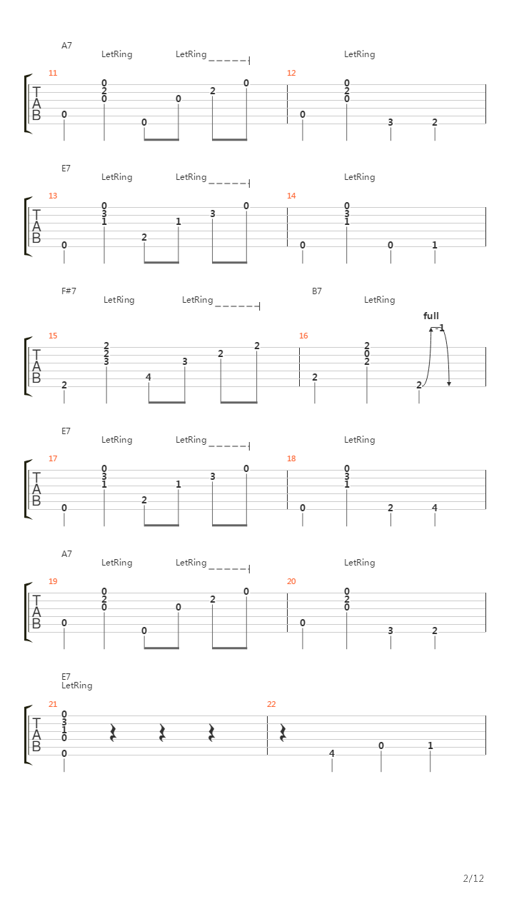 Georgia On My Mind吉他谱