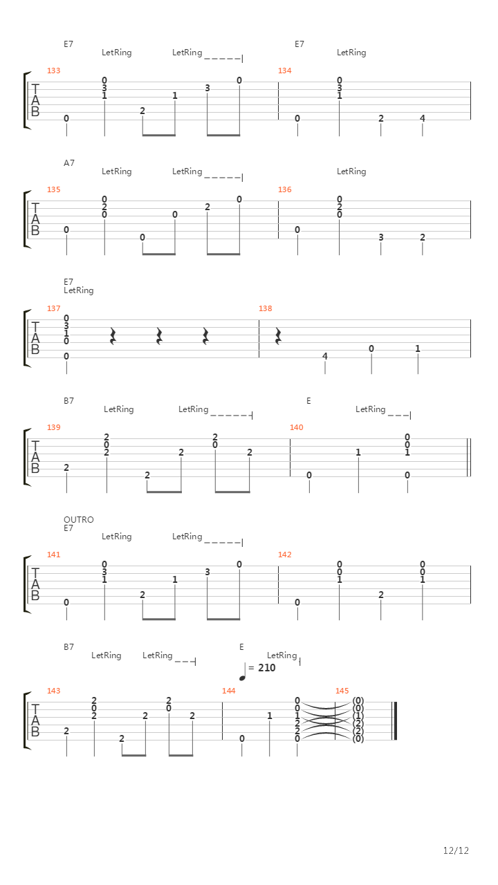 Georgia On My Mind吉他谱