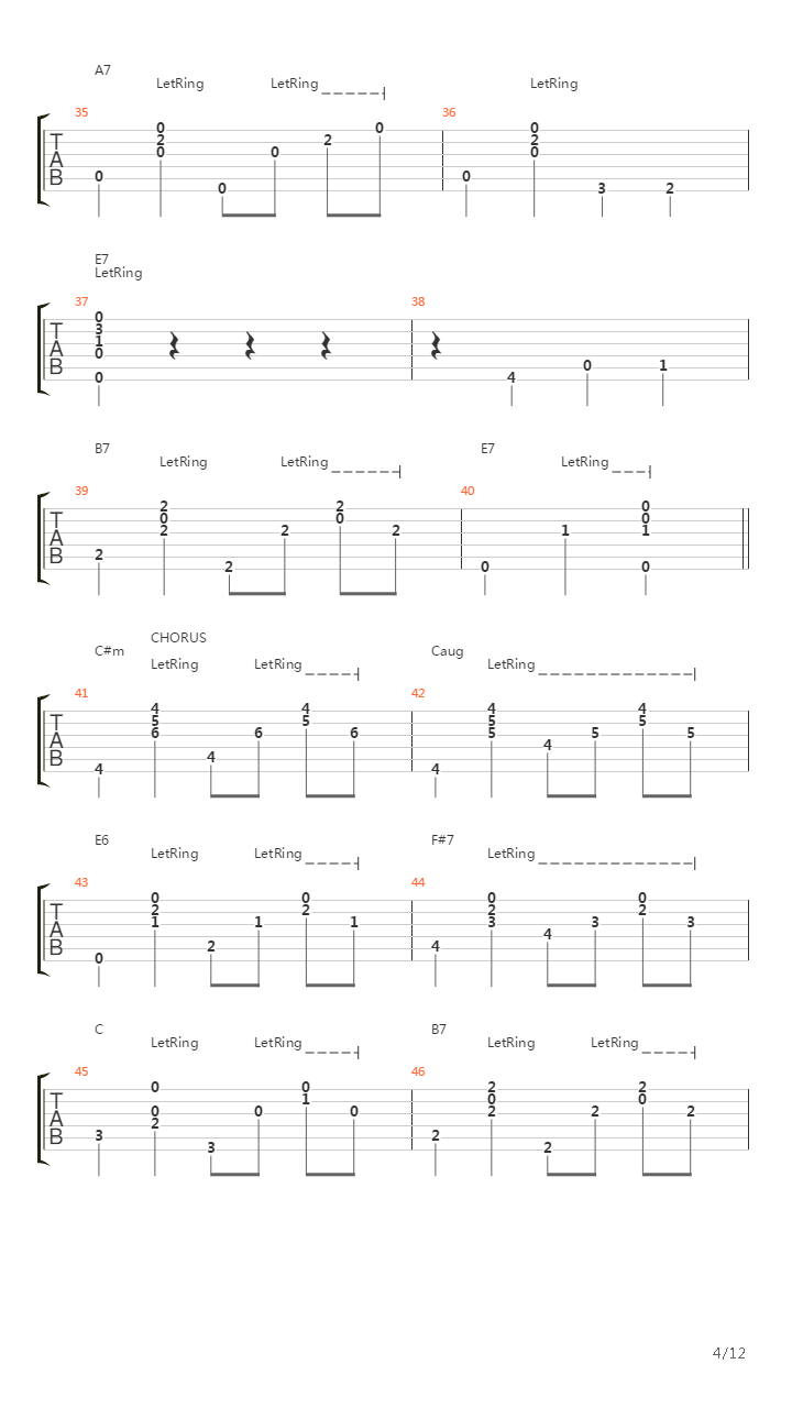 Georgia On My Mind吉他谱