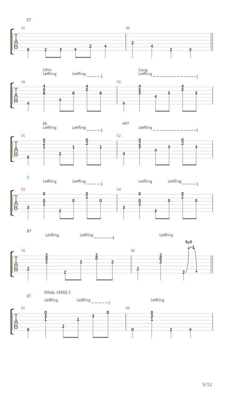 Georgia On My Mind吉他谱