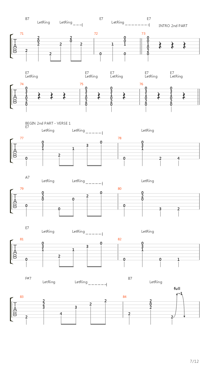 Georgia On My Mind吉他谱