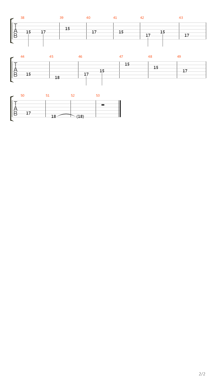 Cherokee吉他谱