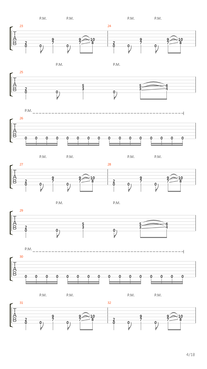 Miami吉他谱