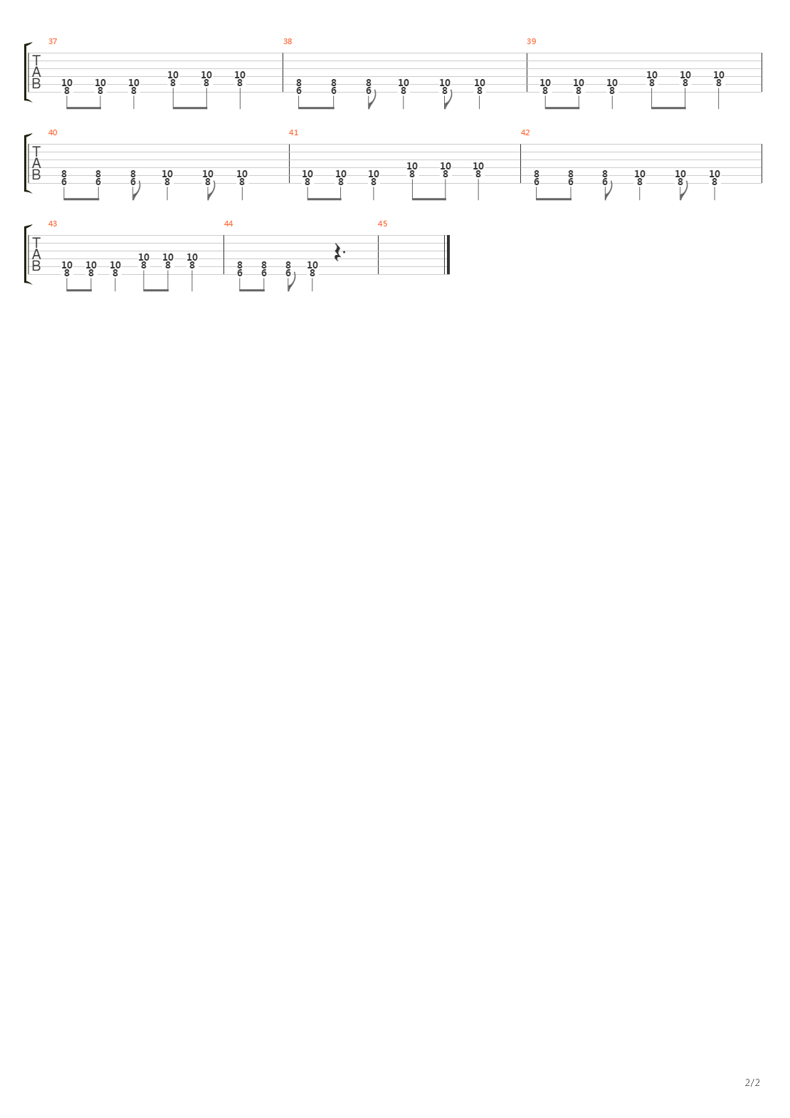 Go Nowhere吉他谱