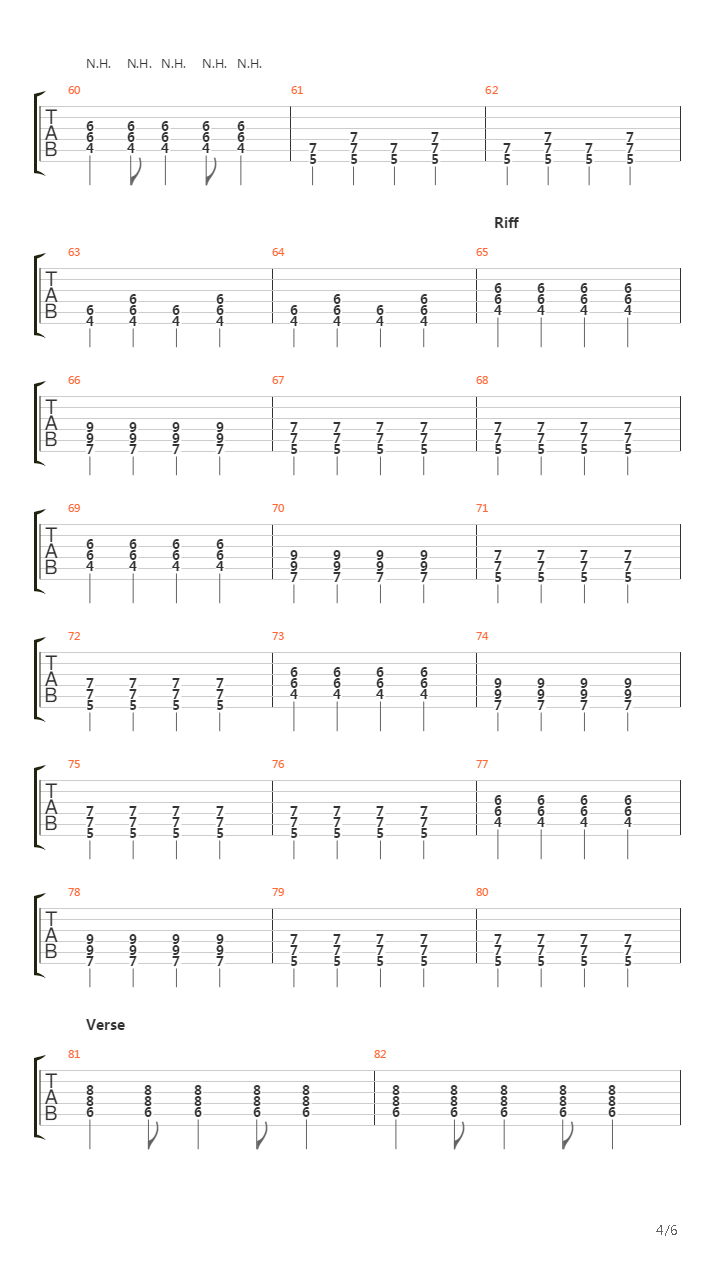 Usa吉他谱