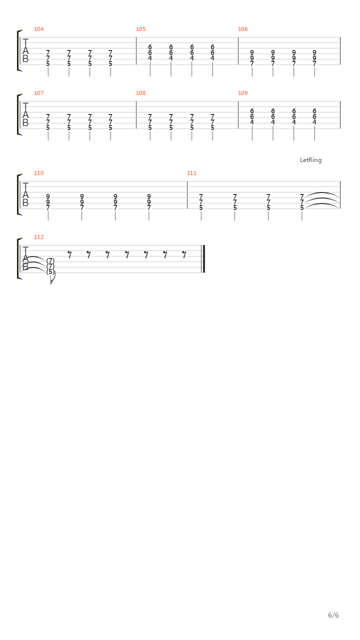 Usa吉他谱