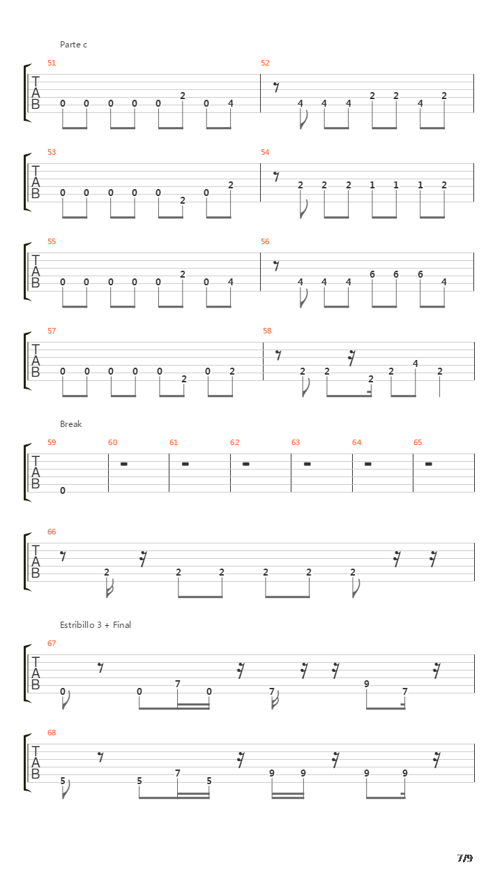 La Verdad吉他谱
