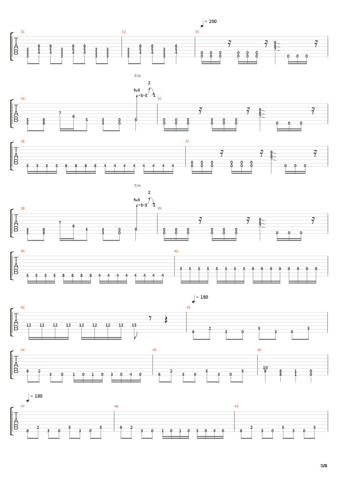 The Departed吉他谱