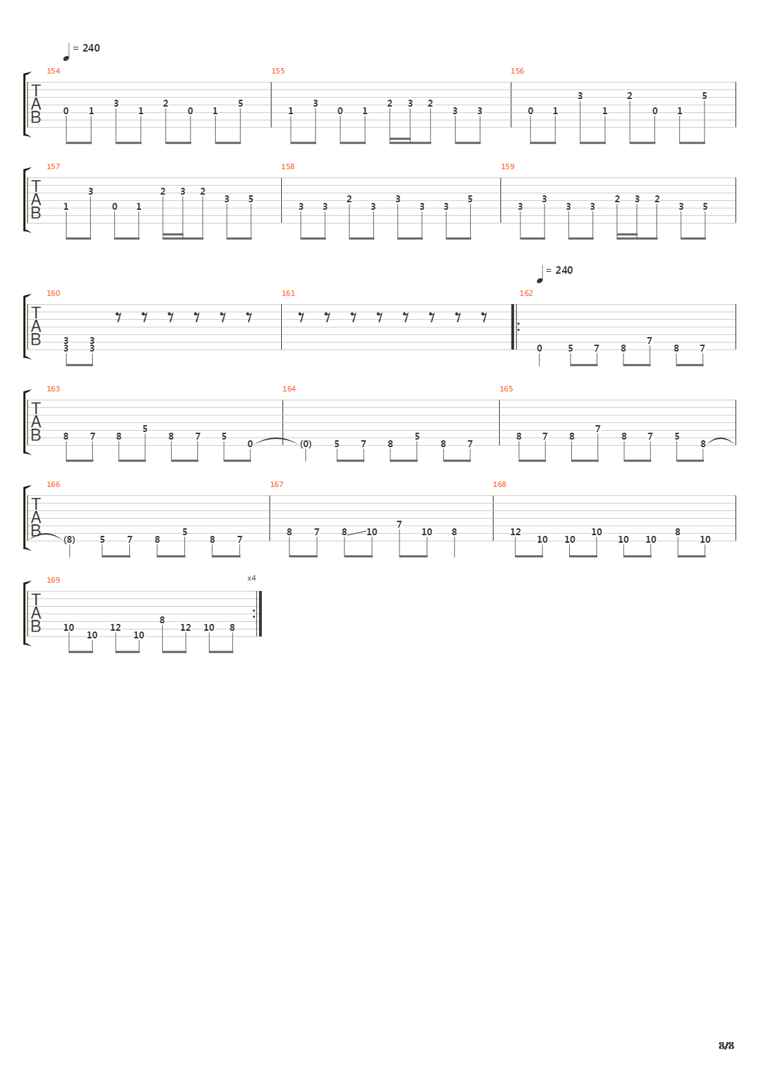 The Departed吉他谱