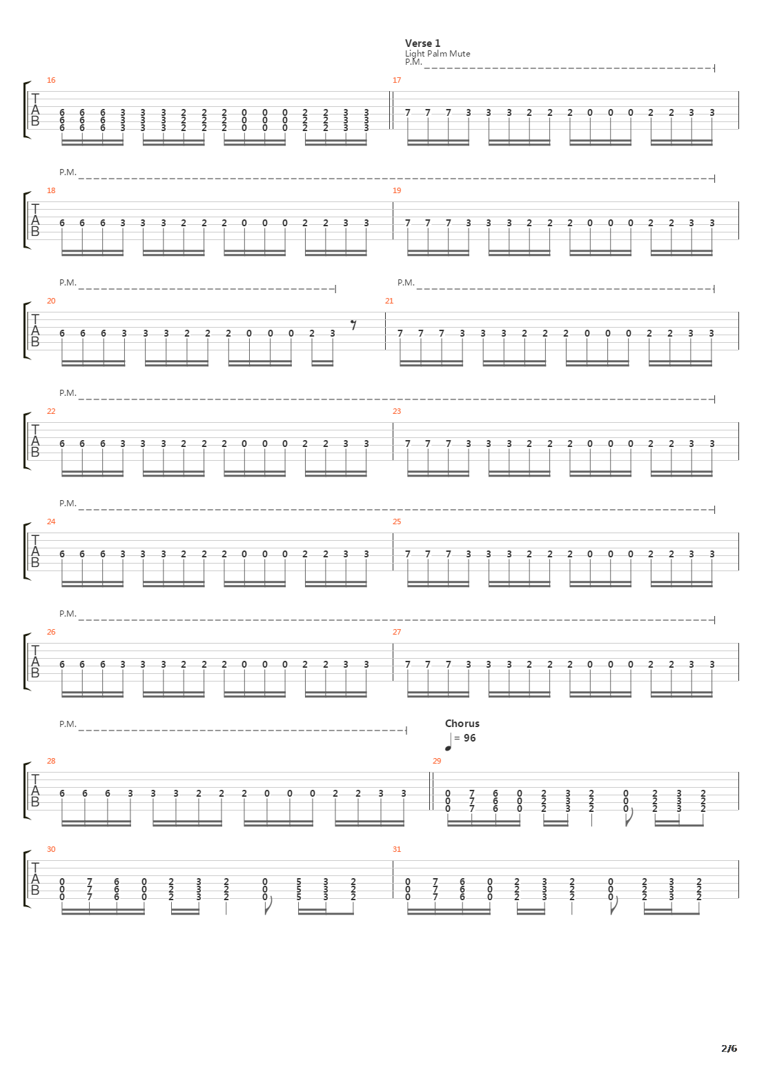 Modified Lie吉他谱