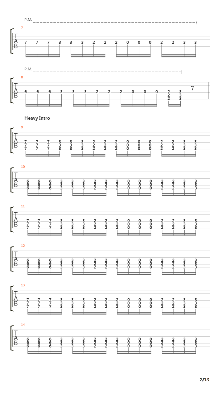 Modified Lie吉他谱