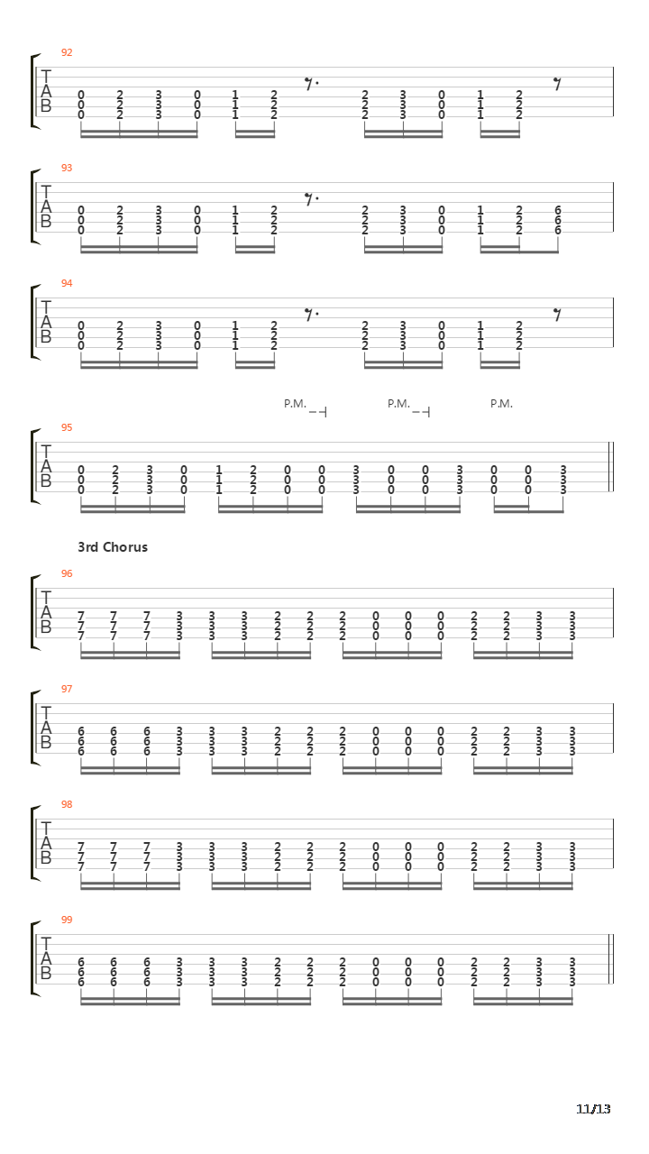 Modified Lie吉他谱