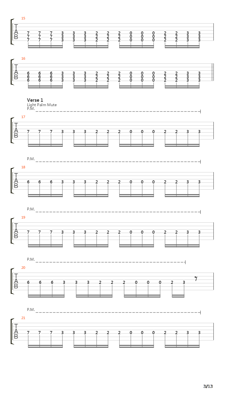 Modified Lie吉他谱