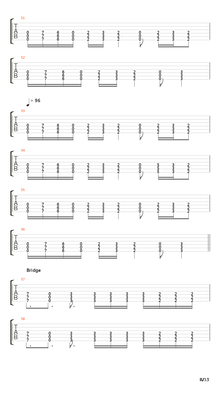 Modified Lie吉他谱