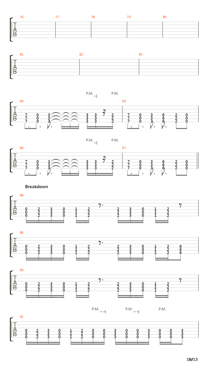 Modified Lie吉他谱