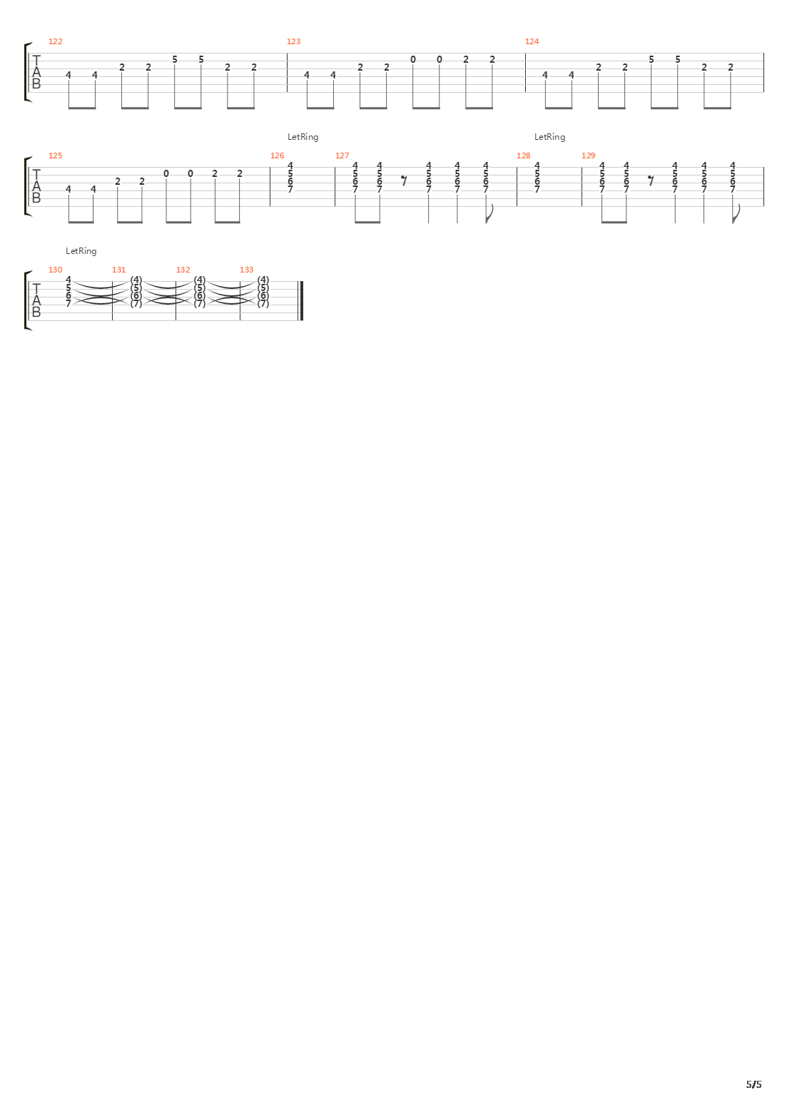 One Marathon吉他谱