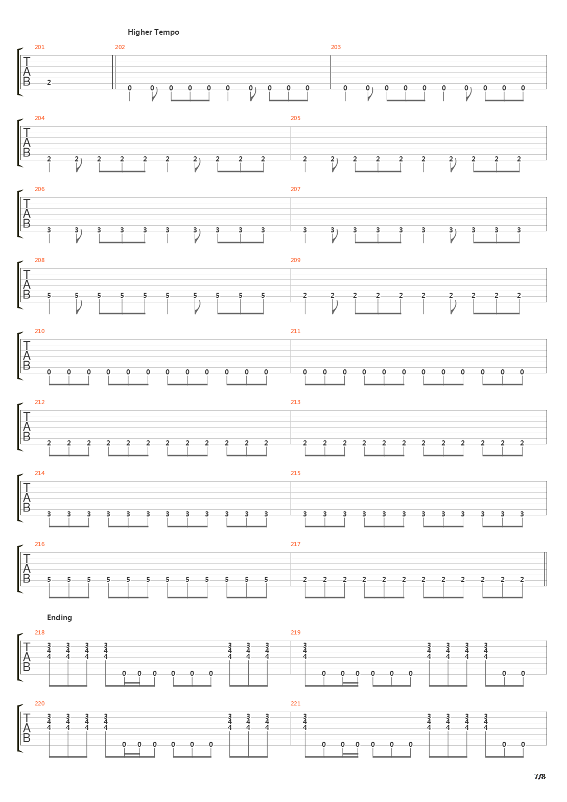 A Debt Owed To The Grave吉他谱