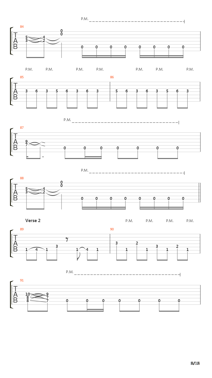 A Debt Owed To The Grave吉他谱