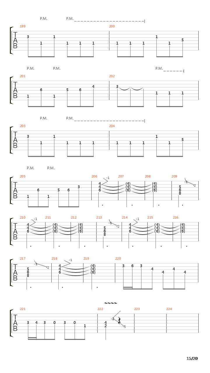 A Debt Owed To The Grave吉他谱