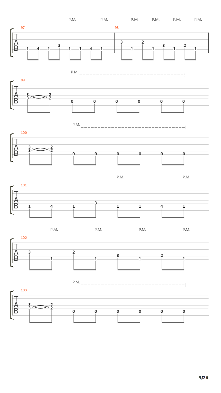 A Debt Owed To The Grave吉他谱