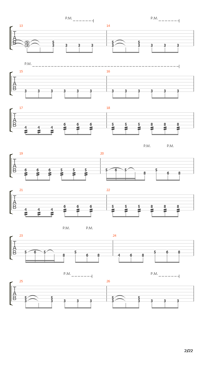 Across Forests And Fjords吉他谱