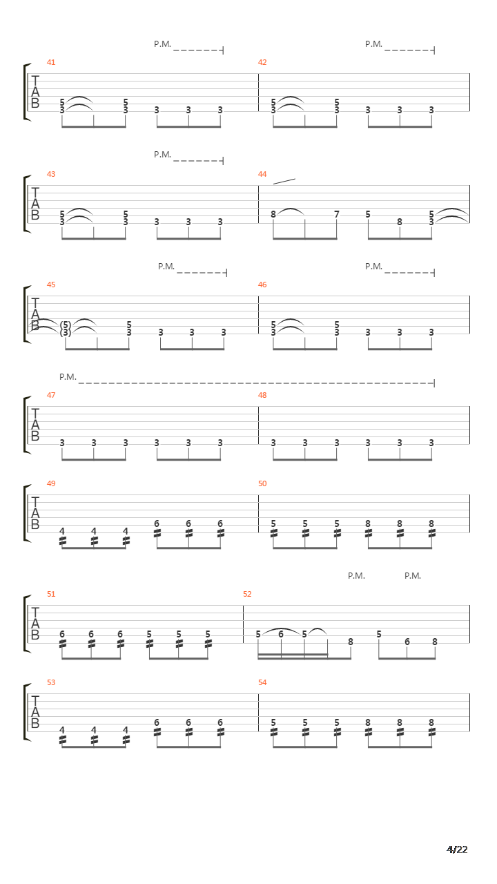 Across Forests And Fjords吉他谱