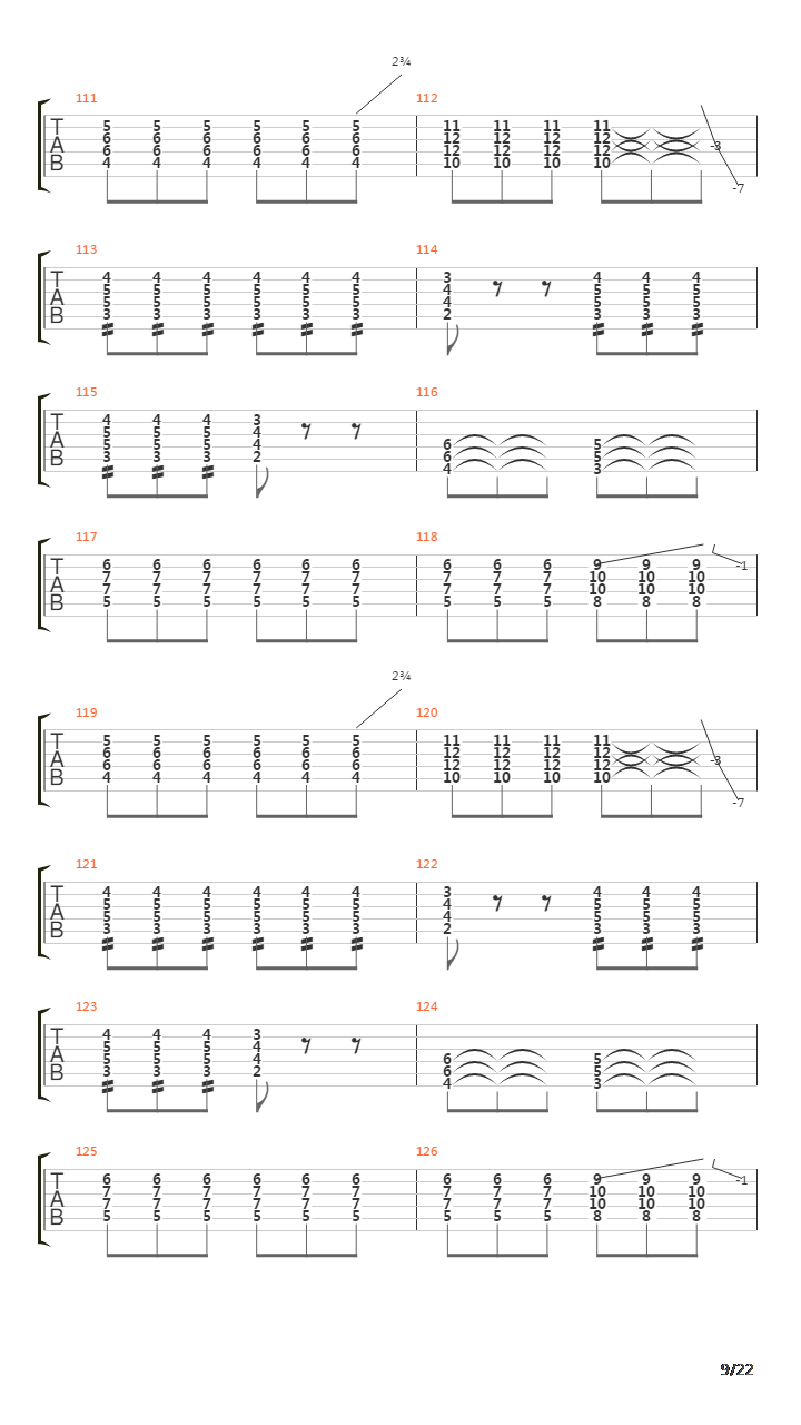 Across Forests And Fjords吉他谱