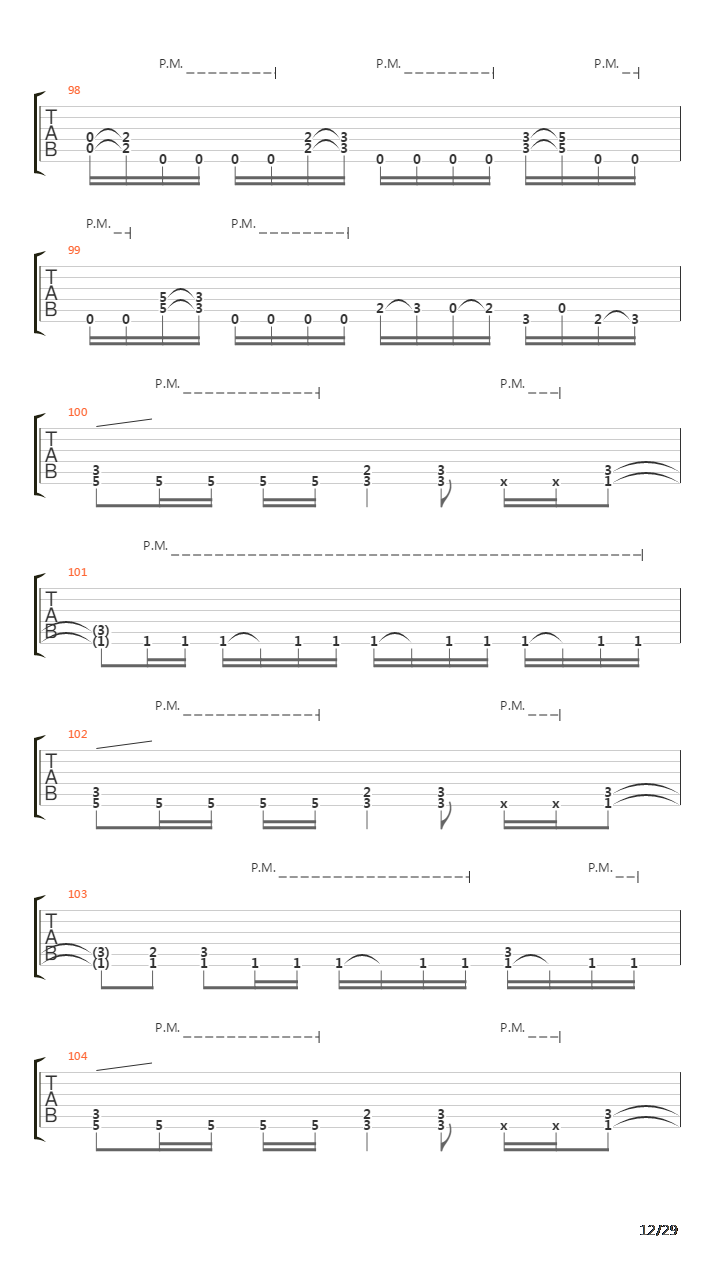 Anthem Of The Betrayed吉他谱