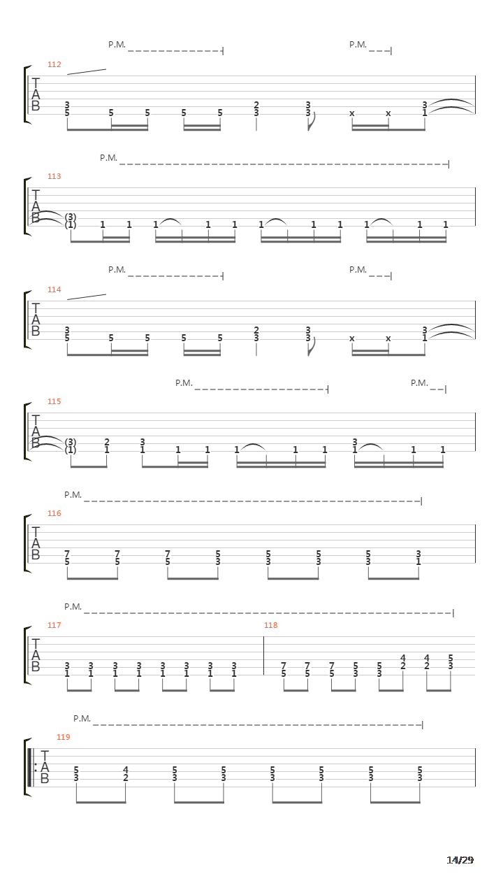 Anthem Of The Betrayed吉他谱