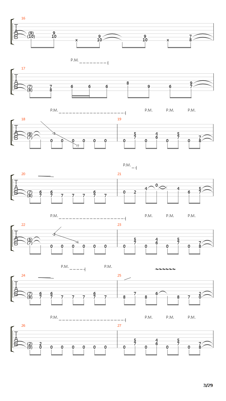 Anthem Of The Betrayed吉他谱