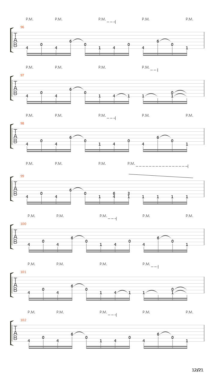 Archfiend吉他谱