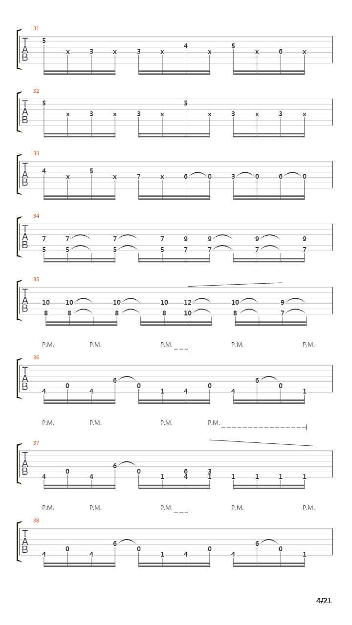 Archfiend吉他谱