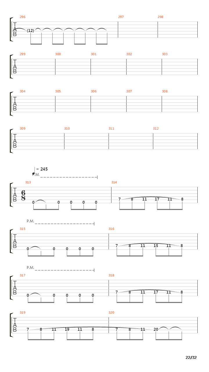 Fields Of Predation吉他谱