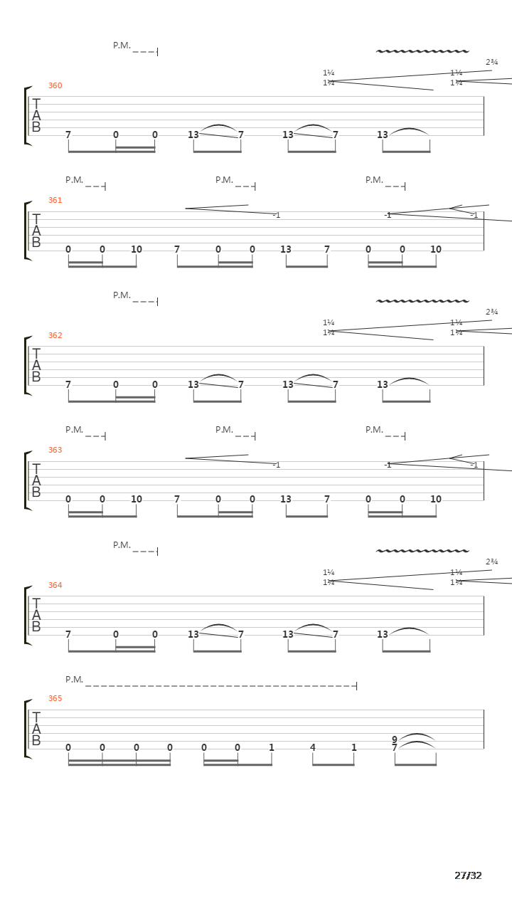 Fields Of Predation吉他谱