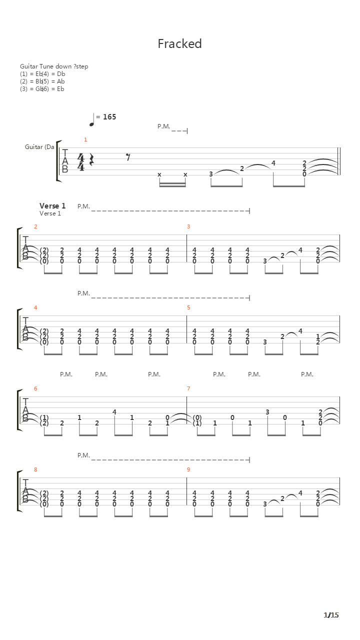 Fracked吉他谱