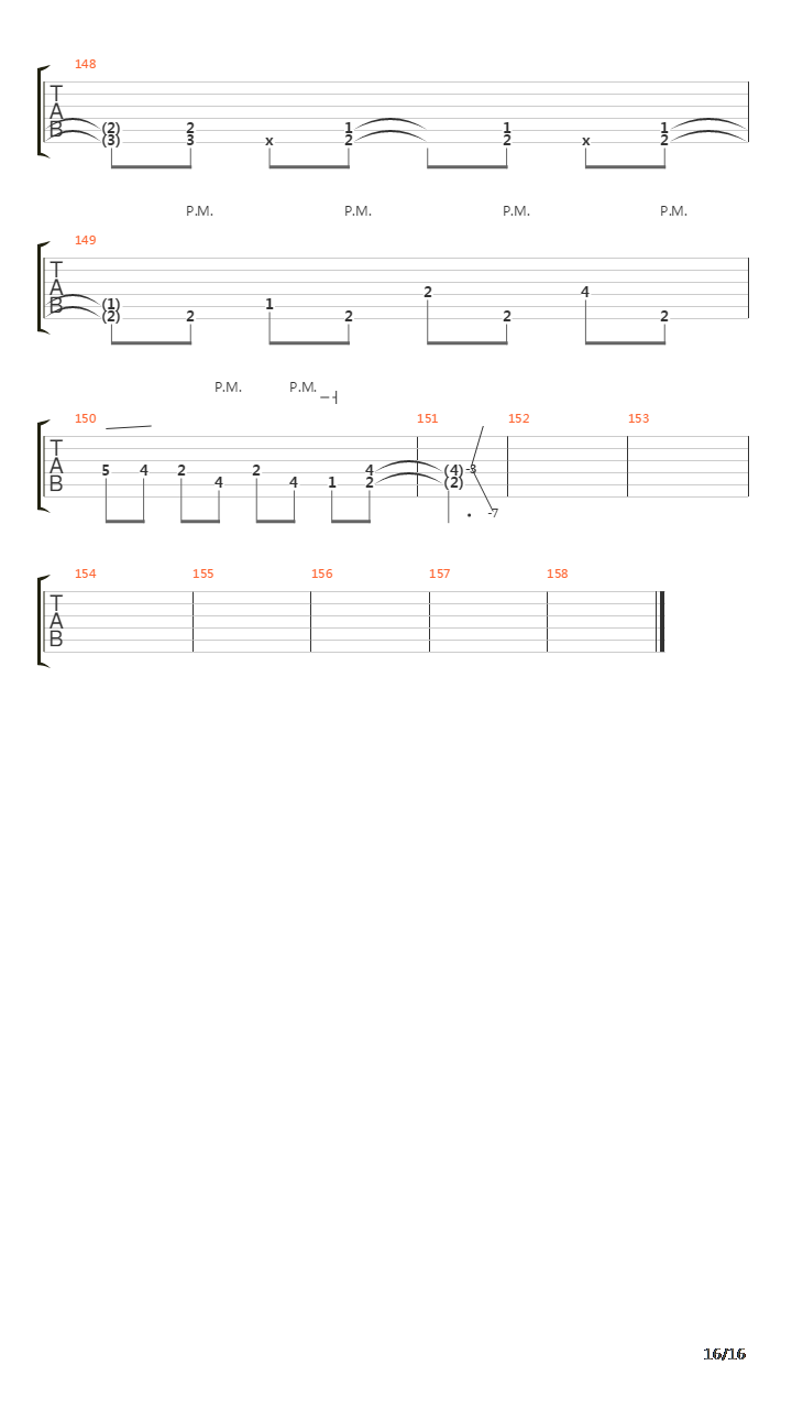 Fracked吉他谱