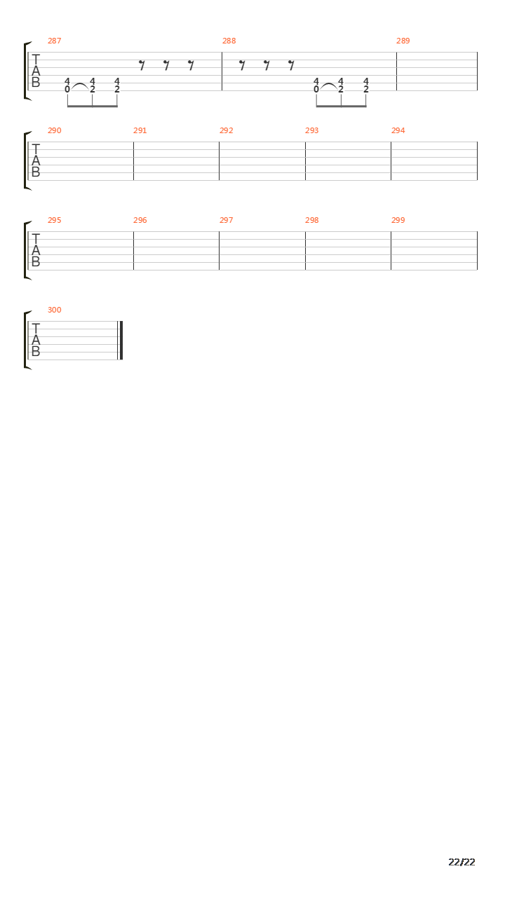 Spurn The Outstretched Hand吉他谱